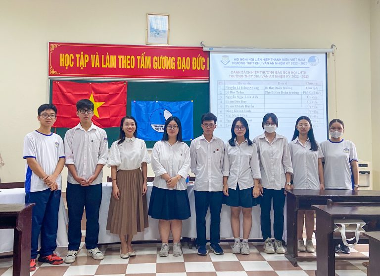 HỘI NGHỊ ĐẠI BIỂU HỘI LIÊN HIỆP THANH NIÊN TRƯỜNG THPT CHU VĂN AN NHIỆM KỲ 2022 – 2023