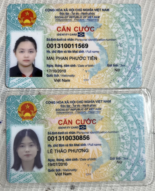 Quên CCCD khi thi vào lớp 10- Liên hệ cô Chu Phương nhận lại