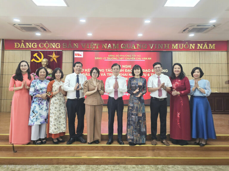ĐẢNG BỘ TRƯỜNG THPT CHUYÊN CHU VĂN AN TỔ CHỨC HỘI NGHỊ SƠ KẾT CÔNG TÁC LÃNH ĐẠO, CHỈ ĐẠO 6 THÁNG ĐẦU NĂM VÀ TRIỂN KHAI NHIỆM VỤ 6 THÁNG CUỐI NĂM 2026